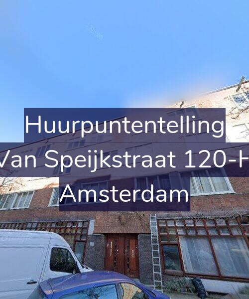 Foto gevel Huurpuntentelling voor Van Speijkstraat 120-H, Amsterdam