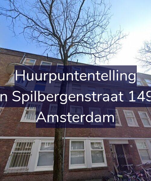 Foto gevel Huurpuntentelling voor Van Spilbergenstraat 149-3, Amsterdam