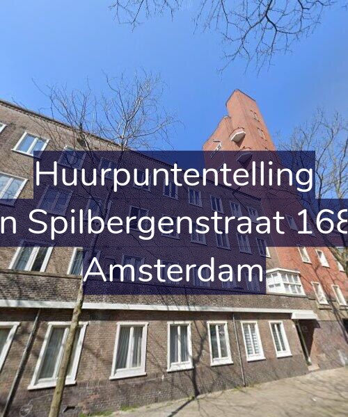 Foto gevel Huurpuntentelling voor Van Spilbergenstraat 168-1, Amsterdam