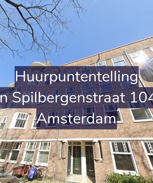 Foto gevel Huurpuntentelling voor Van Spilbergenstraat 104-1, Amsterdam