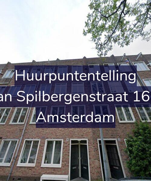 Foto gevel Huurpuntentelling voor Van Spilbergenstraat 16-1, Amsterdam