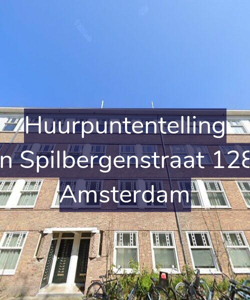 Foto gevel Huurpuntentelling voor Van Spilbergenstraat 128-1, Amsterdam