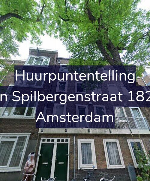 Foto gevel Huurpuntentelling voor Van Spilbergenstraat 182-1, Amsterdam