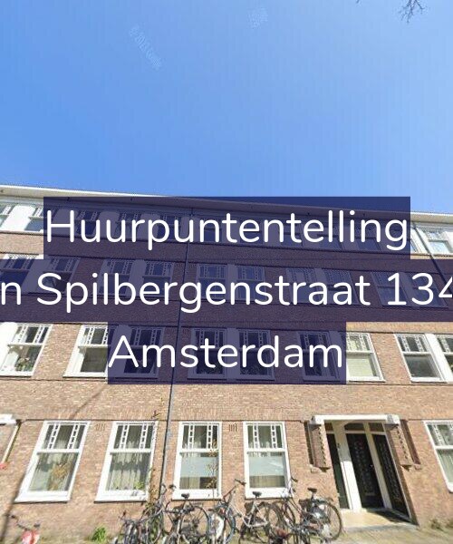 Foto gevel Huurpuntentelling voor Van Spilbergenstraat 134-2, Amsterdam