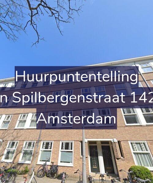 Foto gevel Huurpuntentelling voor Van Spilbergenstraat 142-1, Amsterdam