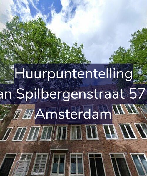 Foto gevel Huurpuntentelling voor Van Spilbergenstraat 57-3, Amsterdam