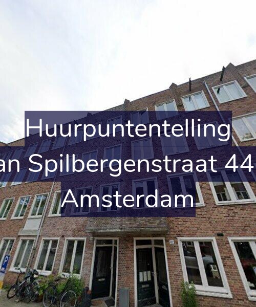 Foto gevel Huurpuntentelling voor Van Spilbergenstraat 44-1, Amsterdam