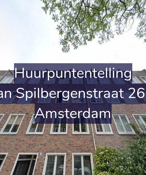 Foto gevel Huurpuntentelling voor Van Spilbergenstraat 26-2, Amsterdam