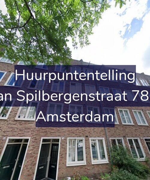 Foto gevel Huurpuntentelling voor Van Spilbergenstraat 78-1, Amsterdam