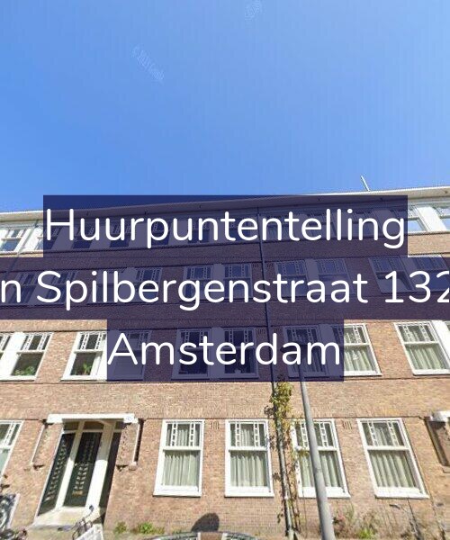 Foto gevel Huurpuntentelling voor Van Spilbergenstraat 132-1, Amsterdam
