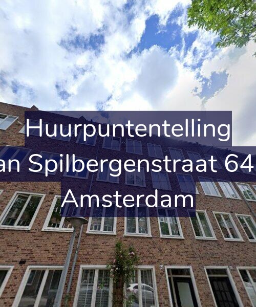 Foto gevel Huurpuntentelling voor Van Spilbergenstraat 64-3, Amsterdam
