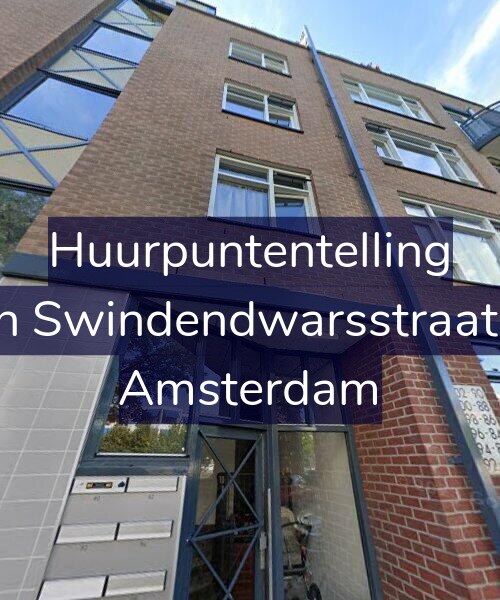 Foto gevel Huurpuntentelling voor Van Swindendwarsstraat 80, Amsterdam