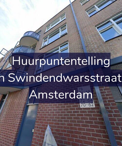 Foto gevel Huurpuntentelling voor Van Swindendwarsstraat 72, Amsterdam