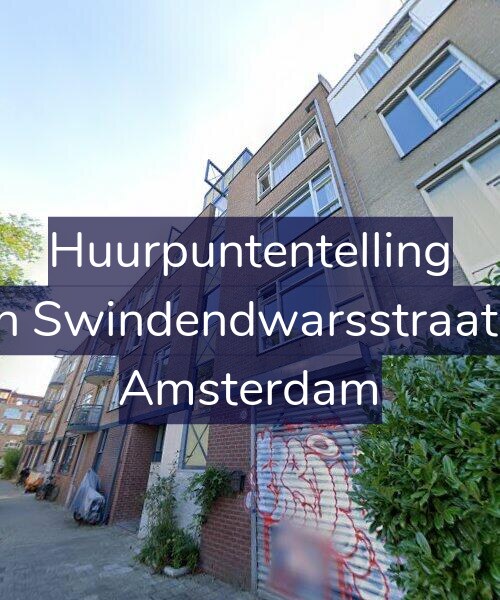 Foto gevel Huurpuntentelling voor Van Swindendwarsstraat 62, Amsterdam