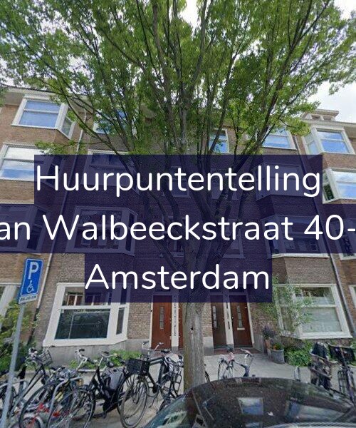 Foto gevel Huurpuntentelling voor Van Walbeeckstraat 40-H, Amsterdam