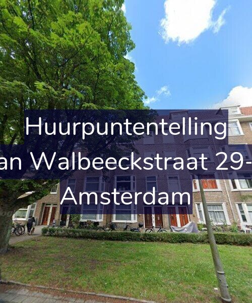 Foto gevel Huurpuntentelling voor Van Walbeeckstraat 29-H, Amsterdam