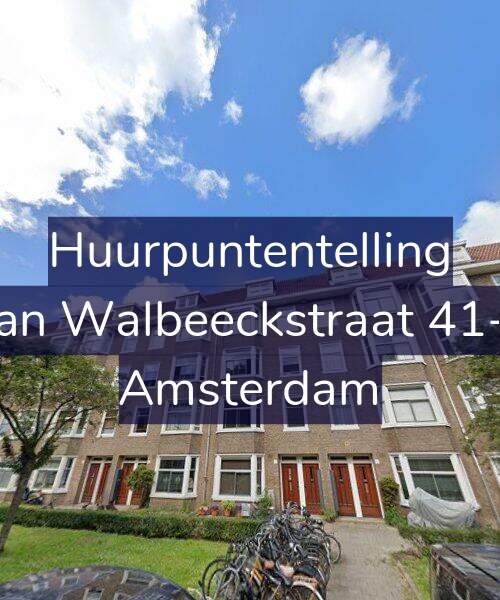Foto gevel Huurpuntentelling voor Van Walbeeckstraat 41-C, Amsterdam