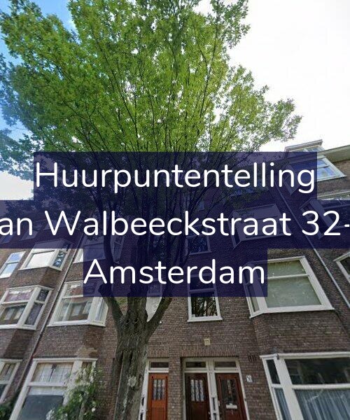 Foto gevel Huurpuntentelling voor Van Walbeeckstraat 32-3, Amsterdam