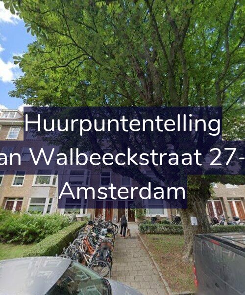 Foto gevel Huurpuntentelling voor Van Walbeeckstraat 27-H, Amsterdam