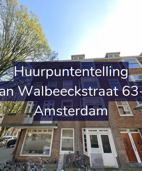 Foto gevel Huurpuntentelling voor Van Walbeeckstraat 63-4, Amsterdam