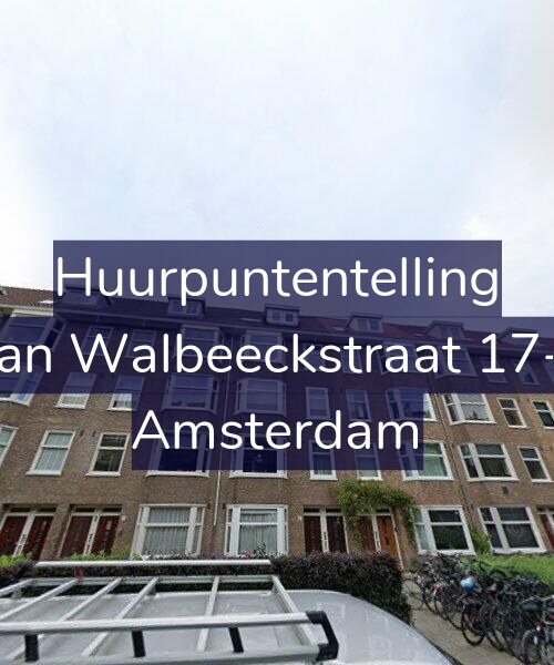 Foto gevel Huurpuntentelling voor Van Walbeeckstraat 17-1, Amsterdam