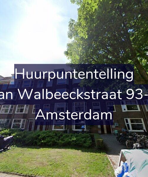 Foto gevel Huurpuntentelling voor Van Walbeeckstraat 93-H, Amsterdam