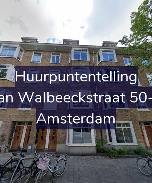 Foto gevel Huurpuntentelling voor Van Walbeeckstraat 50-H, Amsterdam