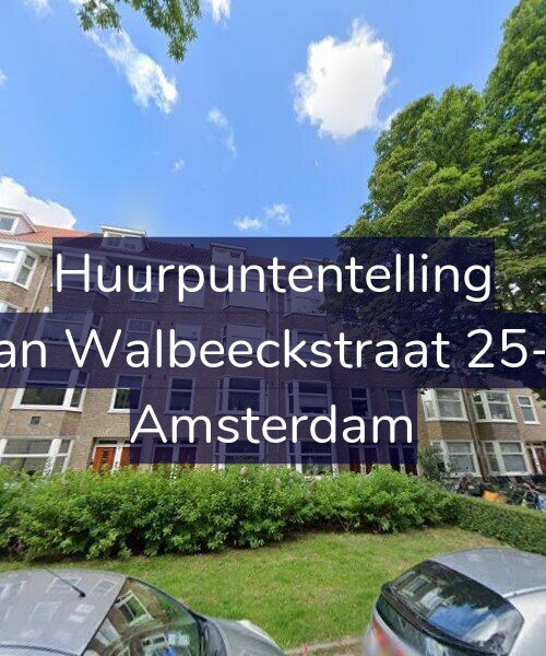 Foto gevel Huurpuntentelling voor Van Walbeeckstraat 25-H, Amsterdam
