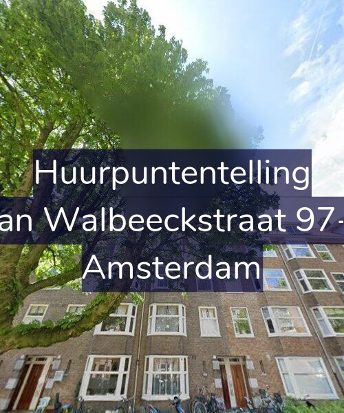 Foto gevel Huurpuntentelling voor Van Walbeeckstraat 97-2, Amsterdam