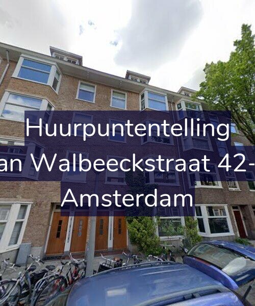 Foto gevel Huurpuntentelling voor Van Walbeeckstraat 42-H, Amsterdam
