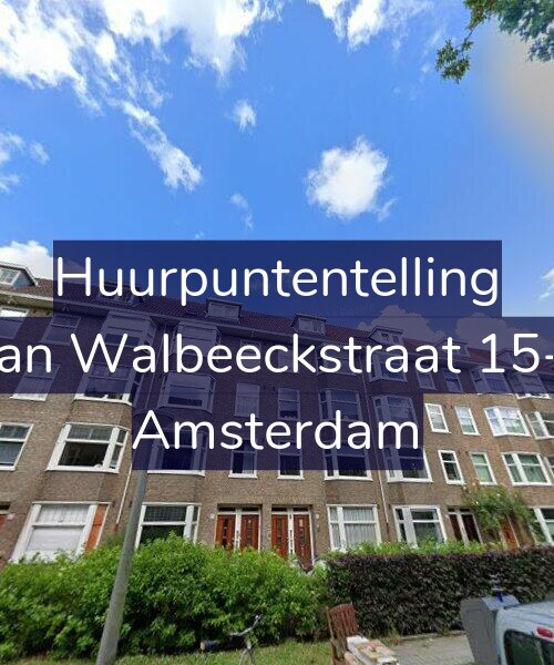 Foto gevel Huurpuntentelling voor Van Walbeeckstraat 15-1, Amsterdam