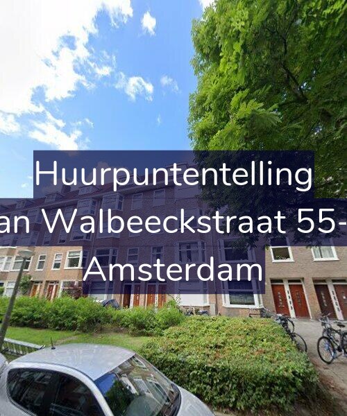 Foto gevel Huurpuntentelling voor Van Walbeeckstraat 55-H, Amsterdam