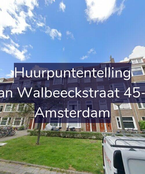 Foto gevel Huurpuntentelling voor Van Walbeeckstraat 45-H, Amsterdam