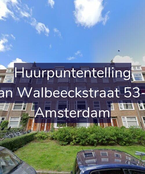 Foto gevel Huurpuntentelling voor Van Walbeeckstraat 53-H, Amsterdam