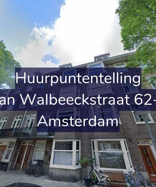 Foto gevel Huurpuntentelling voor Van Walbeeckstraat 62-1, Amsterdam
