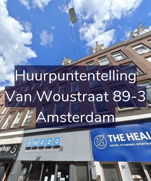 Foto gevel Huurpuntentelling voor Van Woustraat 89-3, Amsterdam