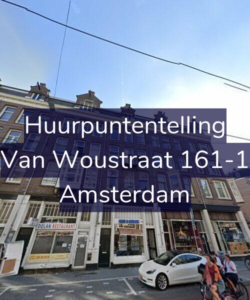 Foto gevel Huurpuntentelling voor Van Woustraat 161-1, Amsterdam