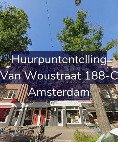 Foto gevel Huurpuntentelling voor Van Woustraat 188-C, Amsterdam
