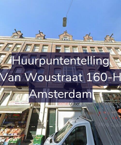 Foto gevel Huurpuntentelling voor Van Woustraat 160-H, Amsterdam