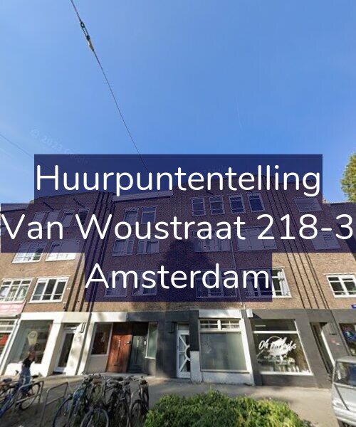 Foto gevel Huurpuntentelling voor Van Woustraat 218-3, Amsterdam