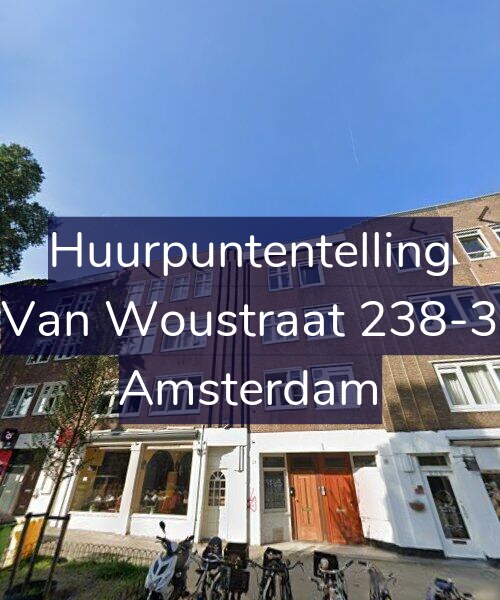 Foto gevel Huurpuntentelling voor Van Woustraat 238-3, Amsterdam