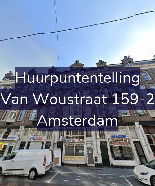 Foto gevel Huurpuntentelling voor Van Woustraat 159-2, Amsterdam