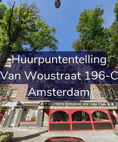 Foto gevel Huurpuntentelling voor Van Woustraat 196-C, Amsterdam
