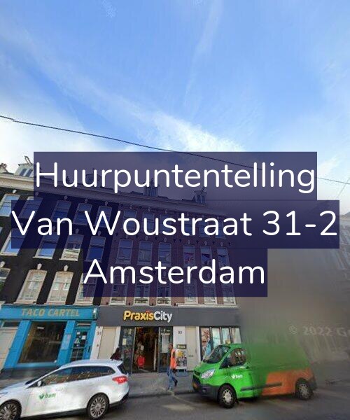 Foto gevel Huurpuntentelling voor Van Woustraat 31-2, Amsterdam