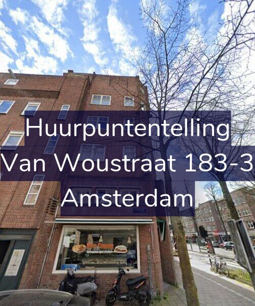 Foto gevel Huurpuntentelling voor Van Woustraat 183-3, Amsterdam