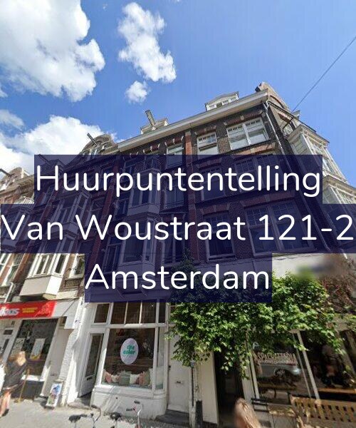 Foto gevel Huurpuntentelling voor Van Woustraat 121-2, Amsterdam