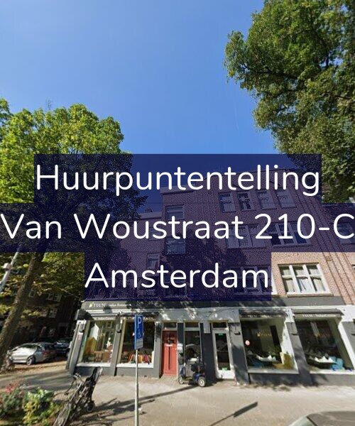 Foto gevel Huurpuntentelling voor Van Woustraat 210-C, Amsterdam