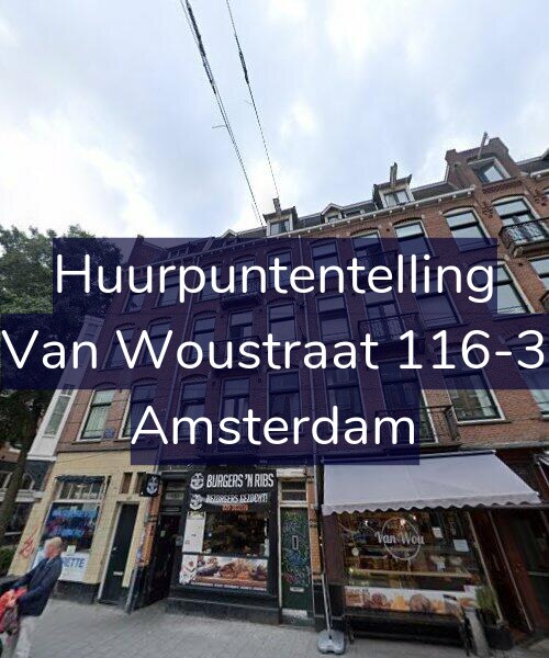 Foto gevel Huurpuntentelling voor Van Woustraat 116-3, Amsterdam