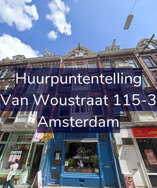 Foto gevel Huurpuntentelling voor Van Woustraat 115-3, Amsterdam