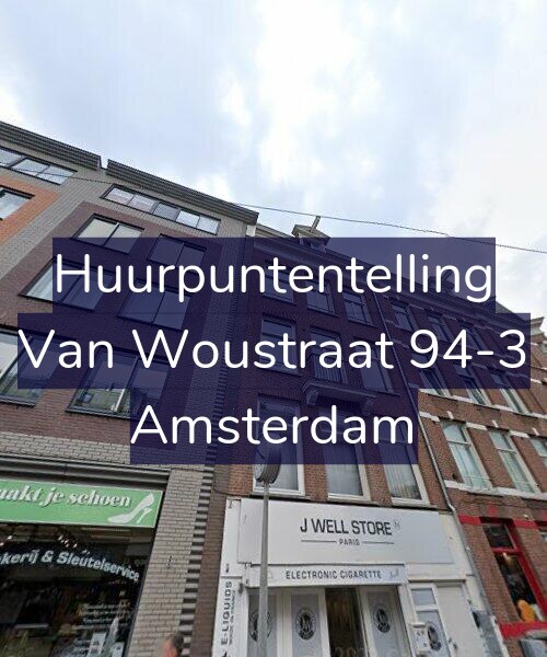 Foto gevel Huurpuntentelling voor Van Woustraat 94-3, Amsterdam